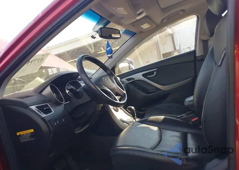 2013 Hyundai Elantra Limited z USA, uszkodzony, nr VIN KMHDH4AE9DU662634